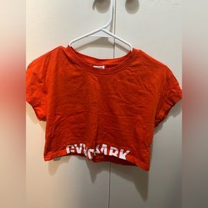 GYMSHARK FRACTION CROP TOP